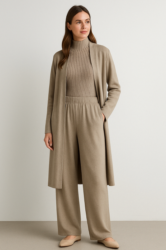 Conjunto 3 Piezas Dari - Pantalón, Top y Cárdigan