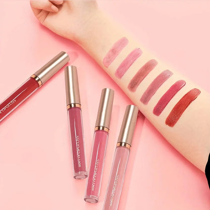 Brillo Labial Mate AB – Pack de 6 - Labios Perfectos