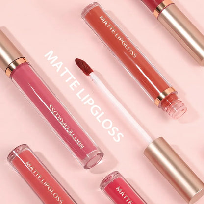 Brillo Labial Mate AB – Pack de 6 - Labios Perfectos