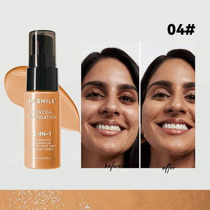 Base Correctora Mate -  Hidratación y Cobertura Impecable - Resistente al Agua